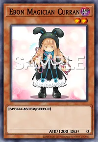 Ebon Magician Curran, Yu-Gi-Oh! card, DARK