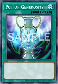 Pot of Generosity, Yu-Gi-Oh! card, SPELL
