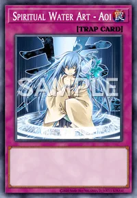 Spiritual Water Art - Aoi, Yu-Gi-Oh! card, TRAP
