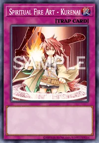 Spiritual Fire Art - Kurenai, Yu-Gi-Oh! card, TRAP