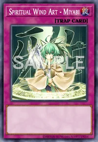 Spiritual Wind Art - Miyabi, Yu-Gi-Oh! card, TRAP