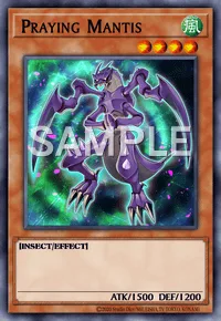 Praying Mantis, Yu-Gi-Oh! card, WIND