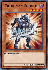 Chthonian Soldier, Yu-Gi-Oh! card, DARK