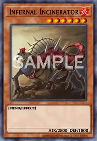 Infernal Incinerator, Yu-Gi-Oh! card, FIRE