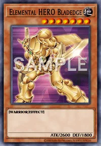 Elemental HERO Bladedge, Yu-Gi-Oh! card, EARTH