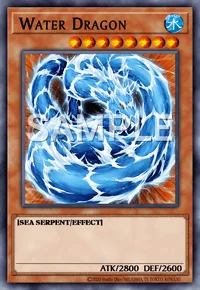 Water Dragon, Yu-Gi-Oh! card, WATER