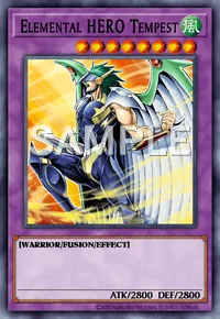 Elemental HERO Tempest, Yu-Gi-Oh! card, WIND