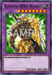 Elemental HERO Wildedge, Yu-Gi-Oh! card, EARTH