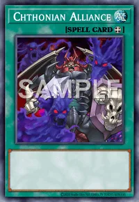 Chthonian Alliance, Yu-Gi-Oh! card, SPELL