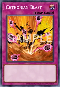 Chthonian Blast, Yu-Gi-Oh! card, TRAP