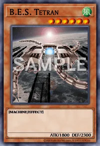 B.E.S. Tetran, Yu-Gi-Oh! card, WIND