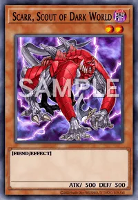 Scarr, Scout of Dark World, Yu-Gi-Oh! card, DARK