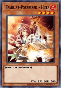 Familiar-Possessed - Hiita, Yu-Gi-Oh! card, FIRE