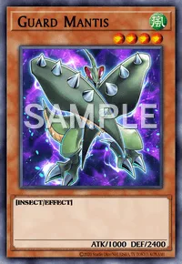 Guard Mantis, Yu-Gi-Oh! card, WIND