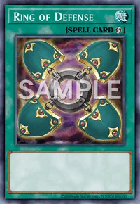 Ring of Defense, Yu-Gi-Oh! card, SPELL