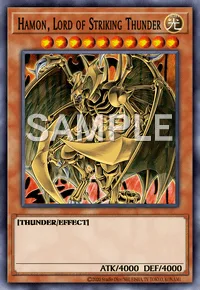 Hamon, Lord of Striking Thunder, Yu-Gi-Oh! card, LIGHT