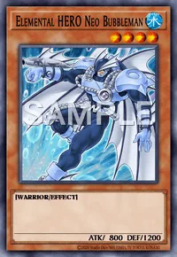 Elemental HERO Neo Bubbleman, Yu-Gi-Oh! card, WATER