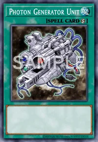 Photon Generator Unit, Yu-Gi-Oh! card, SPELL