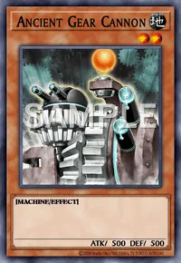 Ancient Gear Cannon, Yu-Gi-Oh! card, EARTH
