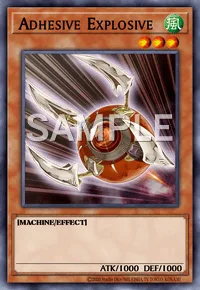 Adhesive Explosive, Yu-Gi-Oh! card, WIND