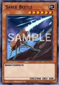 Saber Beetle, Yu-Gi-Oh! card, EARTH