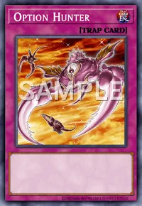 Option Hunter, Yu-Gi-Oh! card, TRAP