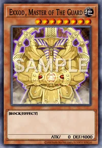 Exxod, Master of The Guard, Yu-Gi-Oh! card, EARTH