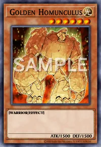 Golden Homunculus, Yu-Gi-Oh! card, LIGHT