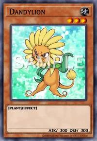 Dandylion, Yu-Gi-Oh! card, EARTH