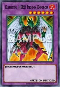 Elemental HERO Phoenix Enforcer, Yu-Gi-Oh! card, FIRE