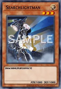 Searchlightman, Yu-Gi-Oh! card, LIGHT