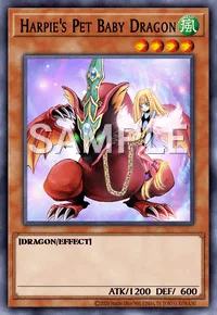Harpie's Pet Baby Dragon, Yu-Gi-Oh! card, WIND