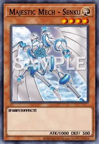 Majestic Mech - Senku, Yu-Gi-Oh! card, LIGHT