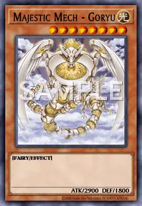 Majestic Mech - Goryu, Yu-Gi-Oh! card, LIGHT