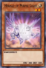 Herald of Purple Light, Yu-Gi-Oh! card, LIGHT