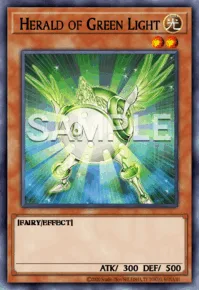 Herald of Green Light, Yu-Gi-Oh! card, LIGHT