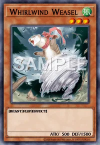 Whirlwind Weasel, Yu-Gi-Oh! card, WIND