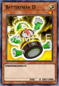 Batteryman D, Yu-Gi-Oh! card, LIGHT