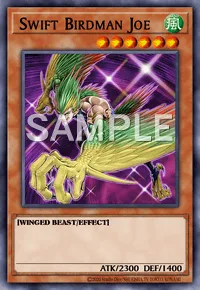 Swift Birdman Joe, Yu-Gi-Oh! card, WIND