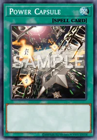 Power Capsule, Yu-Gi-Oh! card, SPELL
