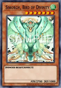 Simorgh, Bird of Divinity, Yu-Gi-Oh! card, WIND