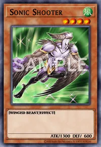 Sonic Shooter, Yu-Gi-Oh! card, WIND