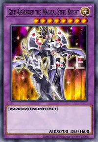 Gilti-Gearfried the Magical Steel Knight, Yu-Gi-Oh! card, LIGHT