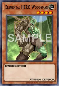 Elemental HERO Woodsman, Yu-Gi-Oh! card, EARTH