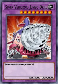 Super Vehicroid Jumbo Drill, Yu-Gi-Oh! card, EARTH