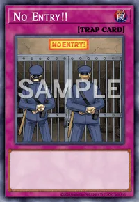 No Entry!!, Yu-Gi-Oh! card, TRAP