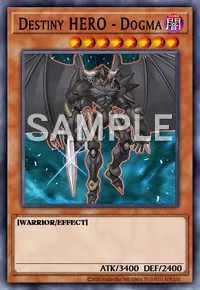 Destiny HERO - Dogma, Yu-Gi-Oh! card, DARK