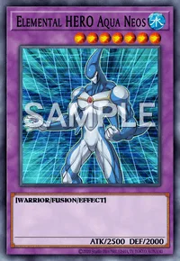 Elemental HERO Aqua Neos, Yu-Gi-Oh! card, WATER