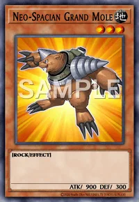 Neo-Spacian Grand Mole, Yu-Gi-Oh! card, EARTH