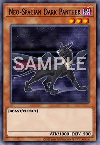Neo-Spacian Dark Panther, Yu-Gi-Oh! card, DARK